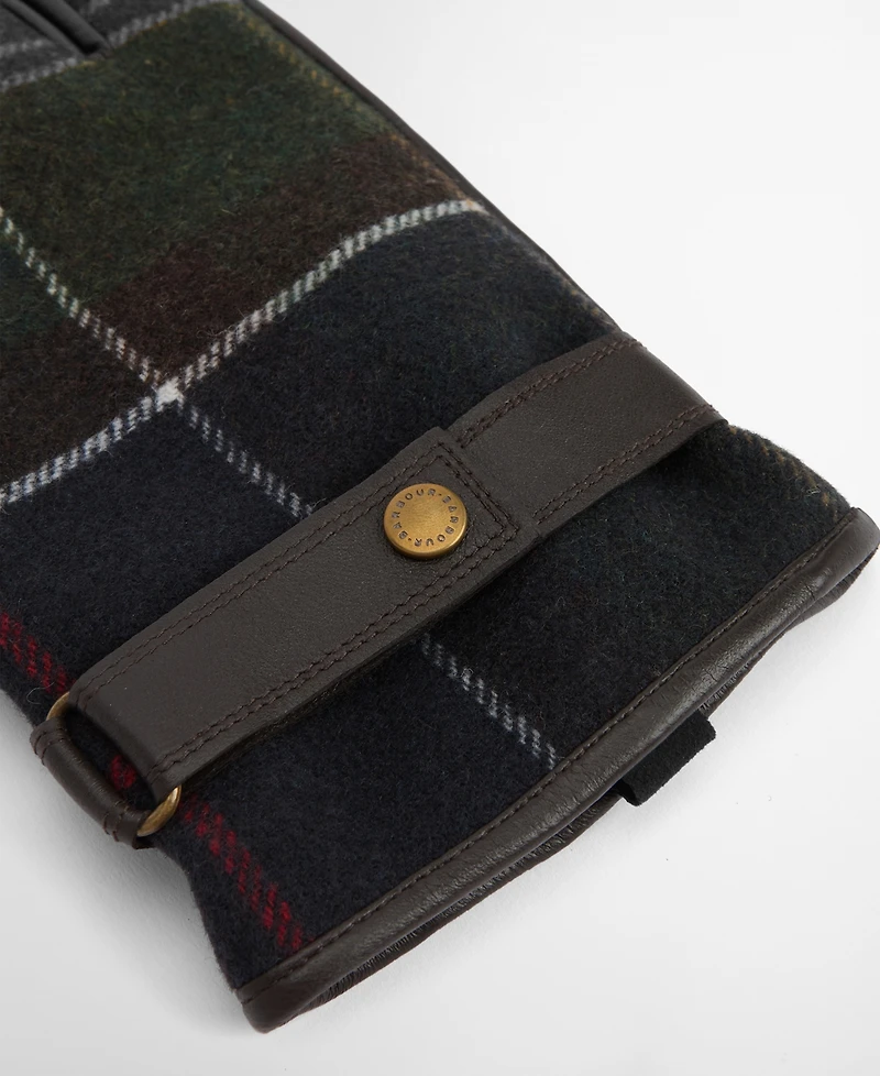 Barbour Newbrough Waterproof Leather Touchscreen Gloves