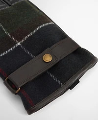 Barbour Newbrough Waterproof Leather Touchscreen Gloves