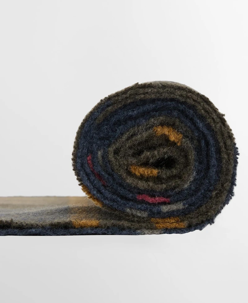 Barbour Yorklane Tartan Tasselled Wrap Scarf