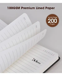 Danrong Hardcover Lined Journal Notebook With Pen Gift Box Layflat Writing For Work Travel School