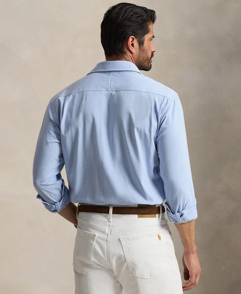 Polo Ralph Lauren Men's Big & Tall Stretch Knit Classic-Fit Oxford Shirt