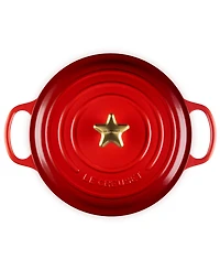 Le Creuset Enameled Cast Iron Signature 4.5-Quart Round Oven with Star Knob