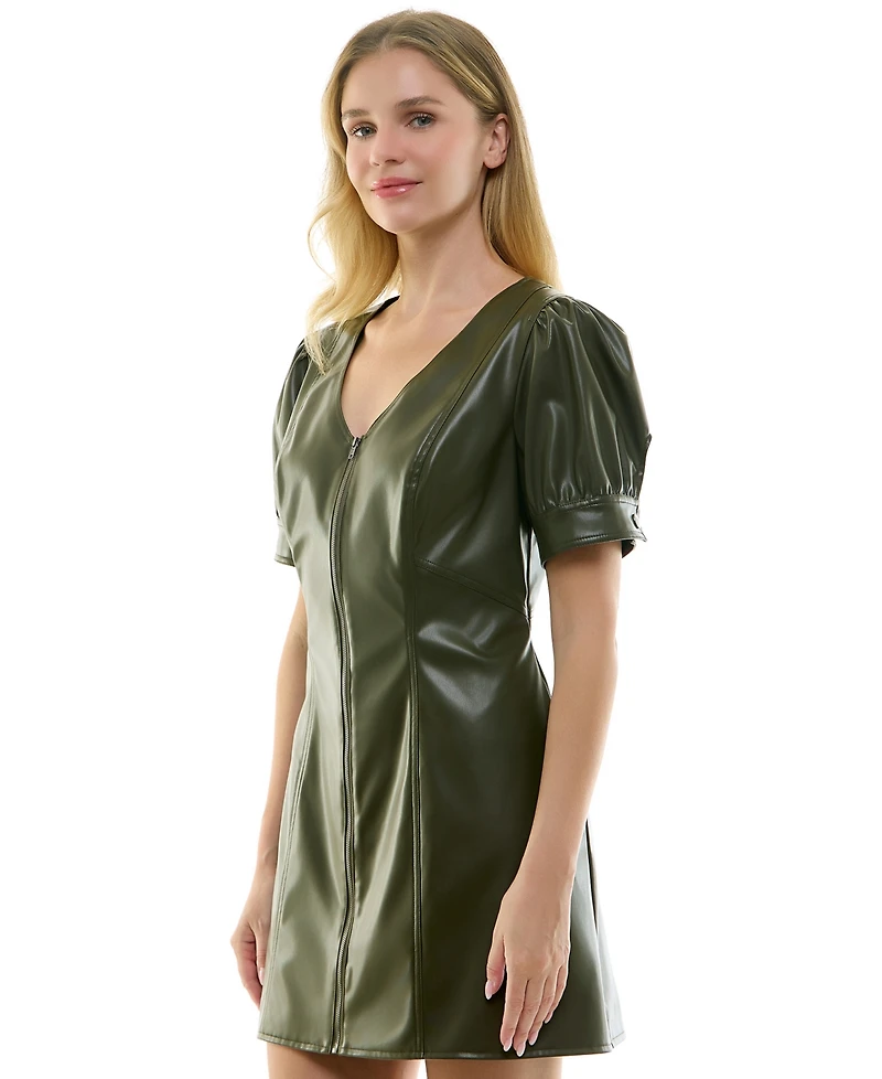Seni & Cade Juniors' V-Neck Mini Dress