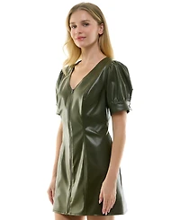 Seni & Cade Juniors' V-Neck Mini Dress