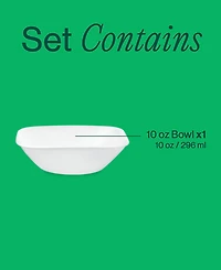 Corelle Square Round Pure White Dip & Condiment Bowl