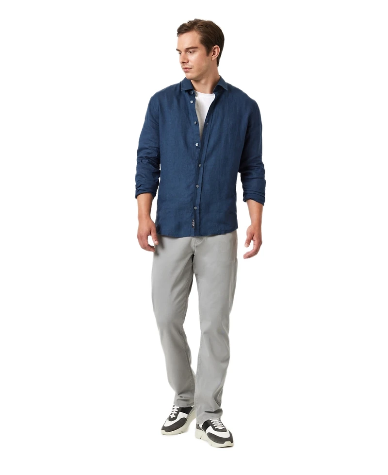 Mavi Jeans Men's Matt Relaxed Straight-Leg Casual Twill Pants
