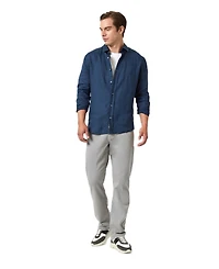 Mavi Jeans Men's Matt Relaxed Straight-Leg Casual Twill Pants