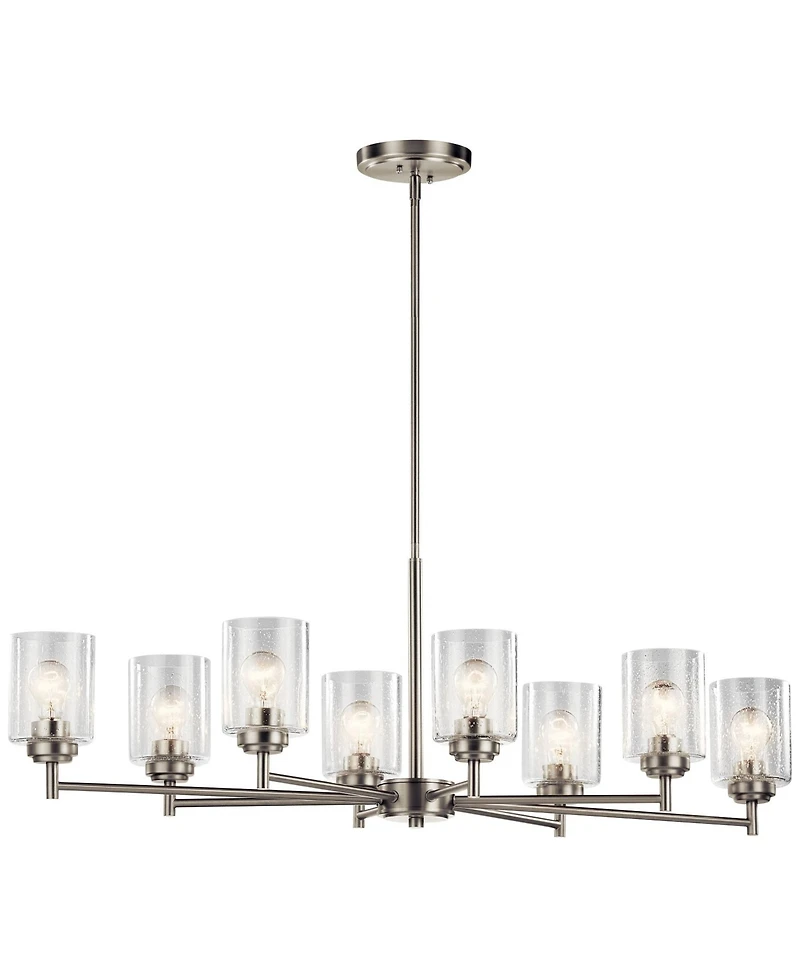 Kichler Winslow 44 1/4" Wide Brushed Nickel 8-Light Chandelier