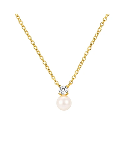 Untamed Petals Sloane Pearl and Crystal Necklace