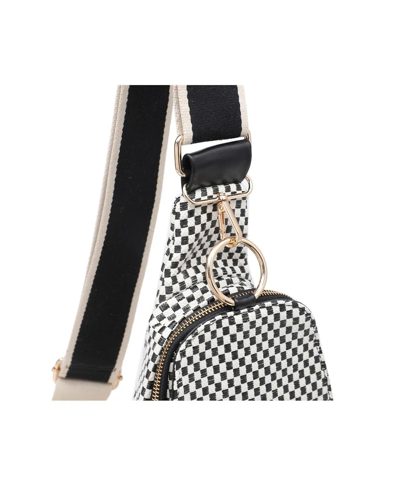 Moda Luxe Regina - Checkered Sling Backpack