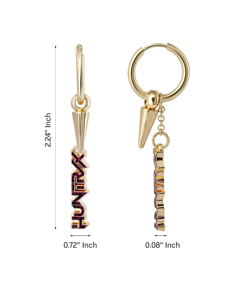 KPop Demon Hunters Huntrix Hoop Earrings Official License, KPop Gifts