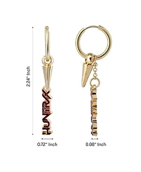 KPop Demon Hunters Huntrix Hoop Earrings Official License, KPop Gifts