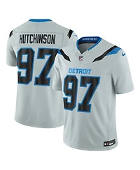 Nike Men's Aidan Hutchinson Silver Detroit Lions 2026 Rivalries Collection Vapor F.u.s.e Stitched Limited Jersey