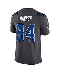 Nike Men's Tyler Warren Anthracite Indianapolis Colts 2026 Rivalries Collection Vapor F.u.s.e Stitched Limited Jersey