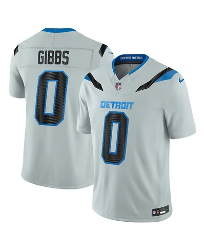 Nike Men's Jahmyr Gibbs Silver Detroit Lions 2026 Rivalries Collection Vapor F.u.s.e Stitched Limited Jersey