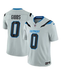 Nike Men's Jahmyr Gibbs Silver Detroit Lions 2026 Rivalries Collection Vapor F.u.s.e Stitched Limited Jersey