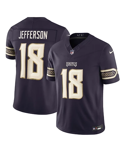 Nike Men's Justin Jefferson Purple Minnesota Vikings 2026 Rivalries Collection Vapor F.u.s.e Stitched Limited Jersey