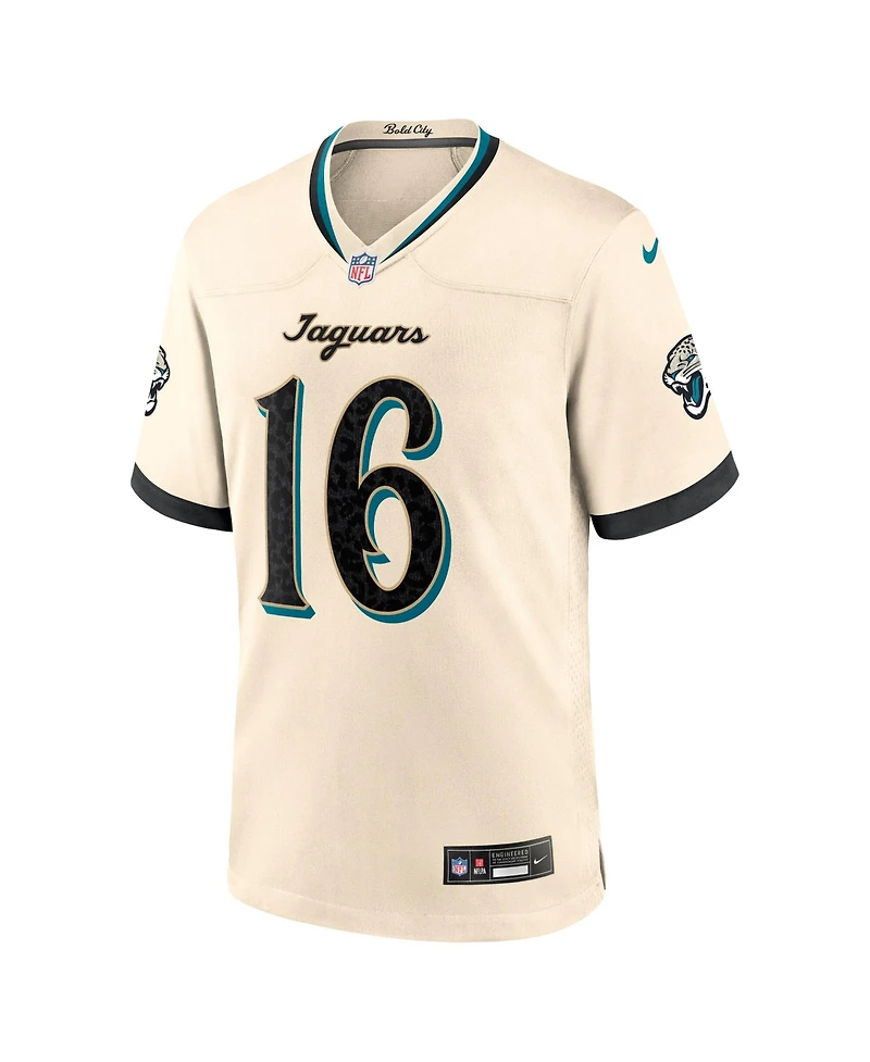 Nike Men's Trevor Lawrence Natural Jacksonville Jaguars 2026 Rivalries Collection Game Jersey