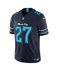Nike Men's Eddie George College Navy Tennessee Titans 2026 Rivalries Collection Vapor F.u.s.e Stitched Limited Jersey