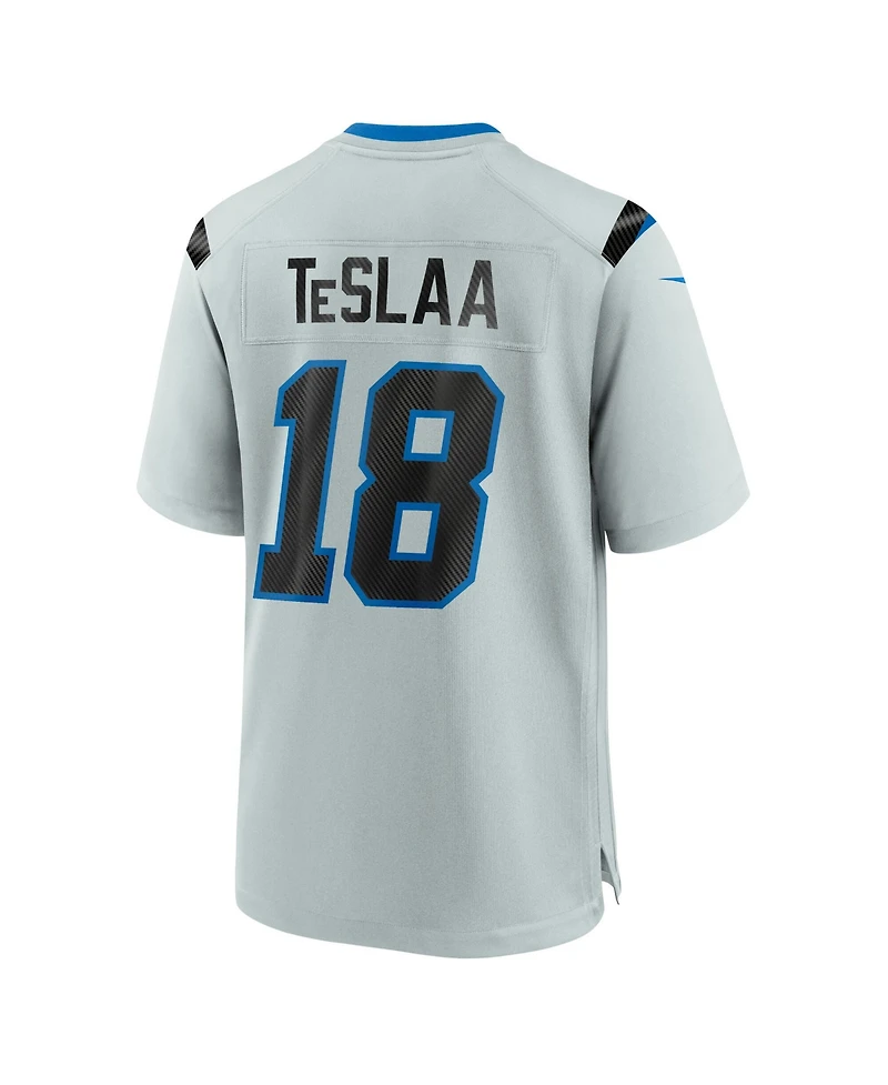 Nike Men's Isaac Teslaa Silver Detroit Lions 2026 Rivalries Collection Game Jersey