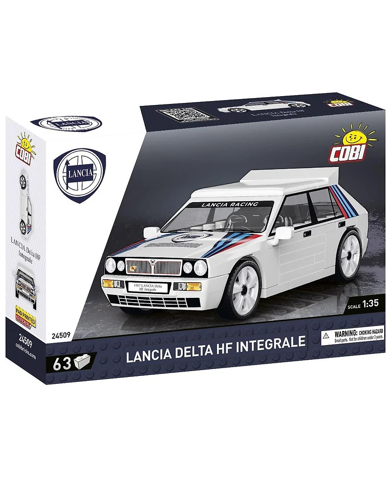 Cobi Lancia Delta Hf Integrale 1:35-Scale 63-Piece Building Set, Ages 6+