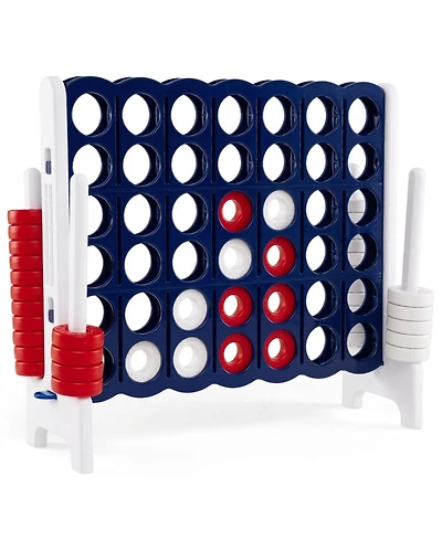 Sugift Jumbo 4-to-Score Game Set 42-Piece Board Game, Ages 3-12