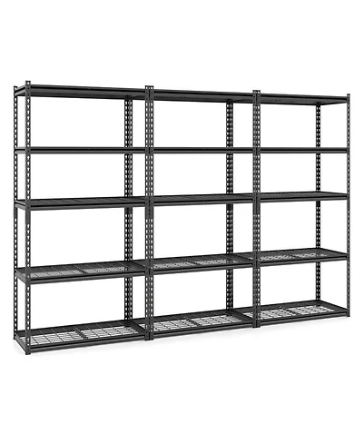 Gouun Tier Heavy-Duty Metal Shelving Unit with Adjustable Wire Rack