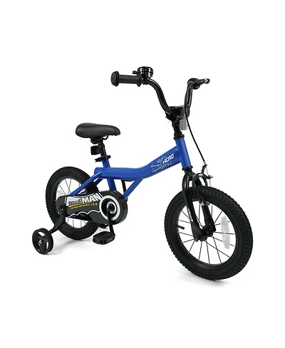 Hongge 14-Inch Kids Bike with Removable Training Wheels and Dual Brakes, Ages 3-5