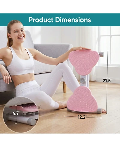 Zeny Waist Twisting Disc, Quiet Core Fitness Trainer for Abs and