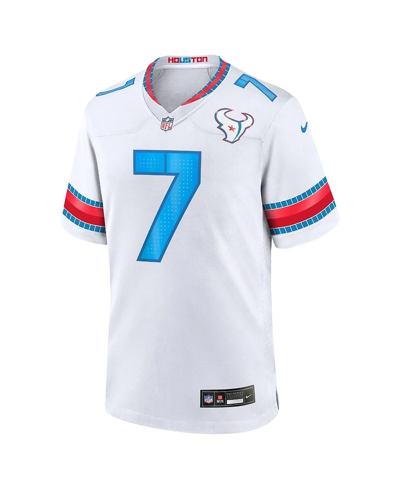 Nike Men's C.j. Stroud White Houston Texans 2026 Rivalries Collection Game Jersey