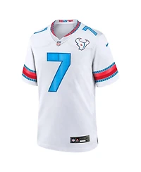 Nike Men's C.j. Stroud White Houston Texans 2026 Rivalries Collection Game Jersey