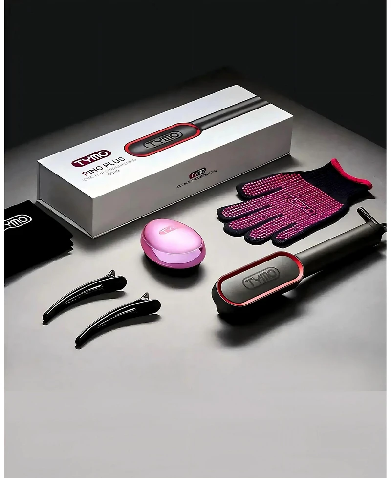Tymo Beauty Ring Plus Ionic Hair Straightening Comb