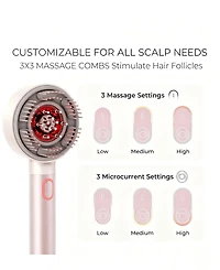 Tymo Beauty TriThera Red Light Scalp Therapy Massage Brush