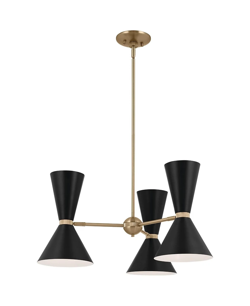 Kichler Phix 30 3/4" Wide Champagne 6-Light Pendant