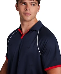 Reebok Men's United Logo Relaxed-Fit Jersey Polo