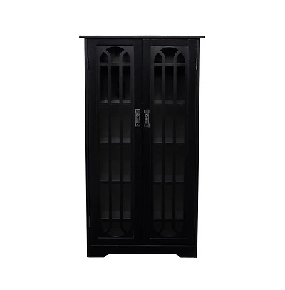 Augusta Home Window Pane Media Cabinet
