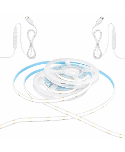 Lofree Usb-Powered Cob Led Flexible Strip Lights, Set of 2