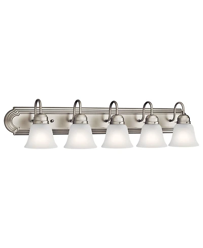 Kichler Barnes 36" Wide Brushed Nickel 5-Light Bath Light