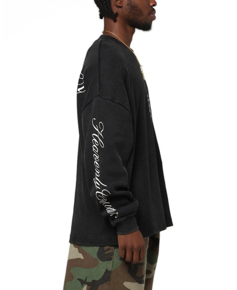 Loiter Men's Purity Oversized Long-Sleeve Graphic T-Shirt