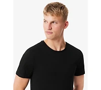 Lacoste Men's 3-Pack Regular Fit Crewneck Undershirts
