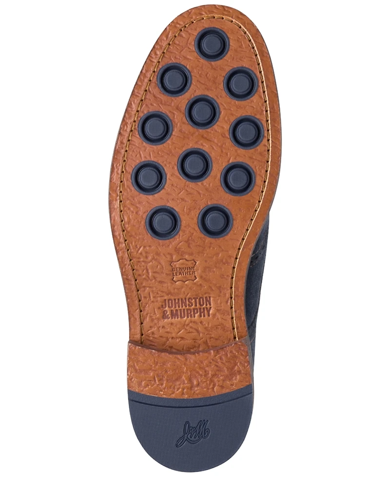 Johnston & Murphy Men's Ripley Suede Wingtip Oxfords