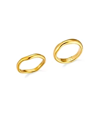 Atolea Gemini Stackable Rings, 2-Piece Set