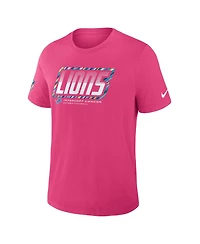 Nike Men's Pink Detroit Lions 2026 Nfl Cruical Catch Sideline Dri-Fit T-Shirt