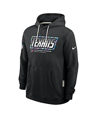 Nike Men's Black Houston Texans 2026 Nfl Cruical Catch Sideline Dri-Fit Pullover Hoodie