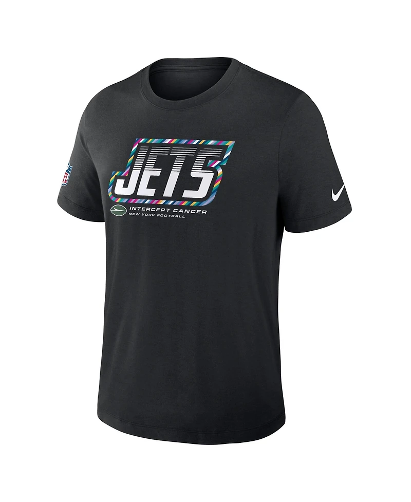 Nike Men's Black New York Jets 2026 Nfl Cruical Catch Sideline Dri-Fit T-Shirt