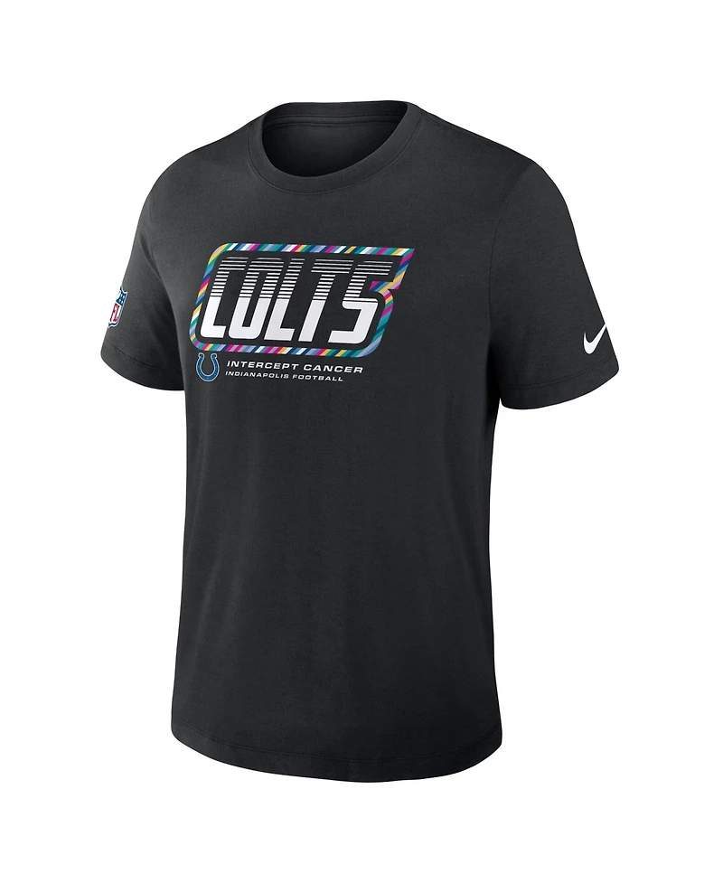 Nike Men's Black Indianapolis Colts 2026 Nfl Cruical Catch Sideline Dri-Fit T-Shirt