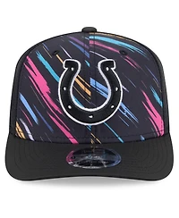 New Era Men's Black Indianapolis Colts 2026 Nfl Cruical Catch 9SEVENTY Adjustable Trucker Hat