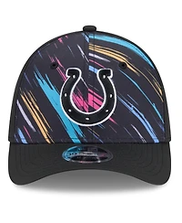 New Era Men's Black Indianapolis Colts 2026 Nfl Cruical Catch 39THIRTY M-Crown Stretch Hat