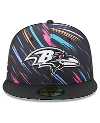 New Era Men's Black Baltimore Ravens 2026 Nfl Cruical Catch 59FIFTY Fitted Hat
