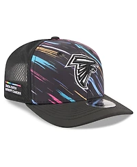 New Era Men's Black Atlanta Falcons 2026 Nfl Cruical Catch 9SEVENTY Adjustable Trucker Hat